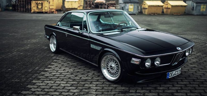Photo Story: BMW E9 3.0 CSi con sospensioni H & R e cerchi BBS