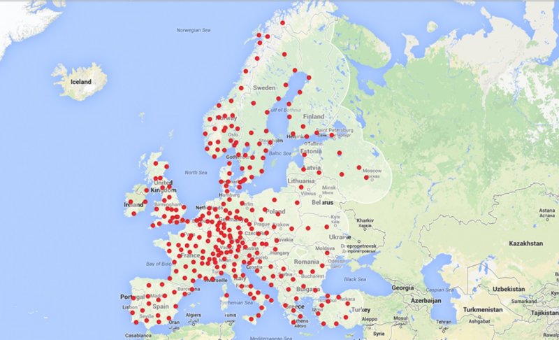 Tesla-Supercharger-Europe-2016-eff-Oct-2